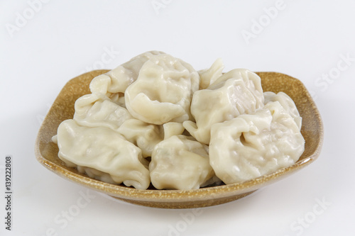 Dumplings isolated on white background