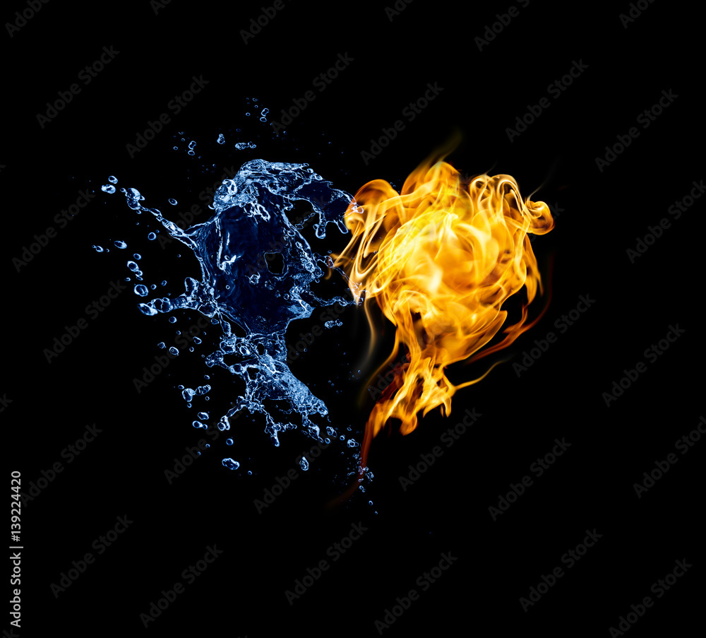Fire And Water Heart