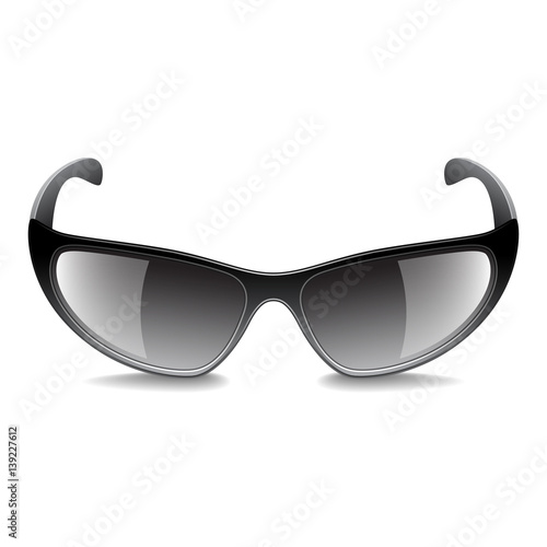 Sports sunglasses isolated on white vector