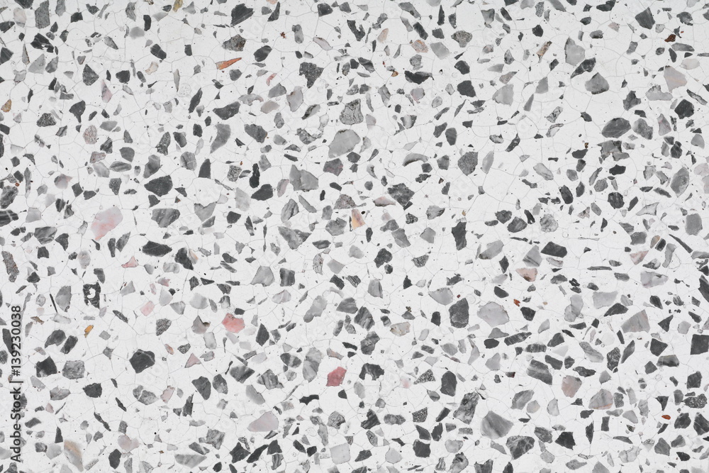 Fototapeta premium terrazzo floor texture, polished stone pattern wall and color surface marble for background image horizontal
