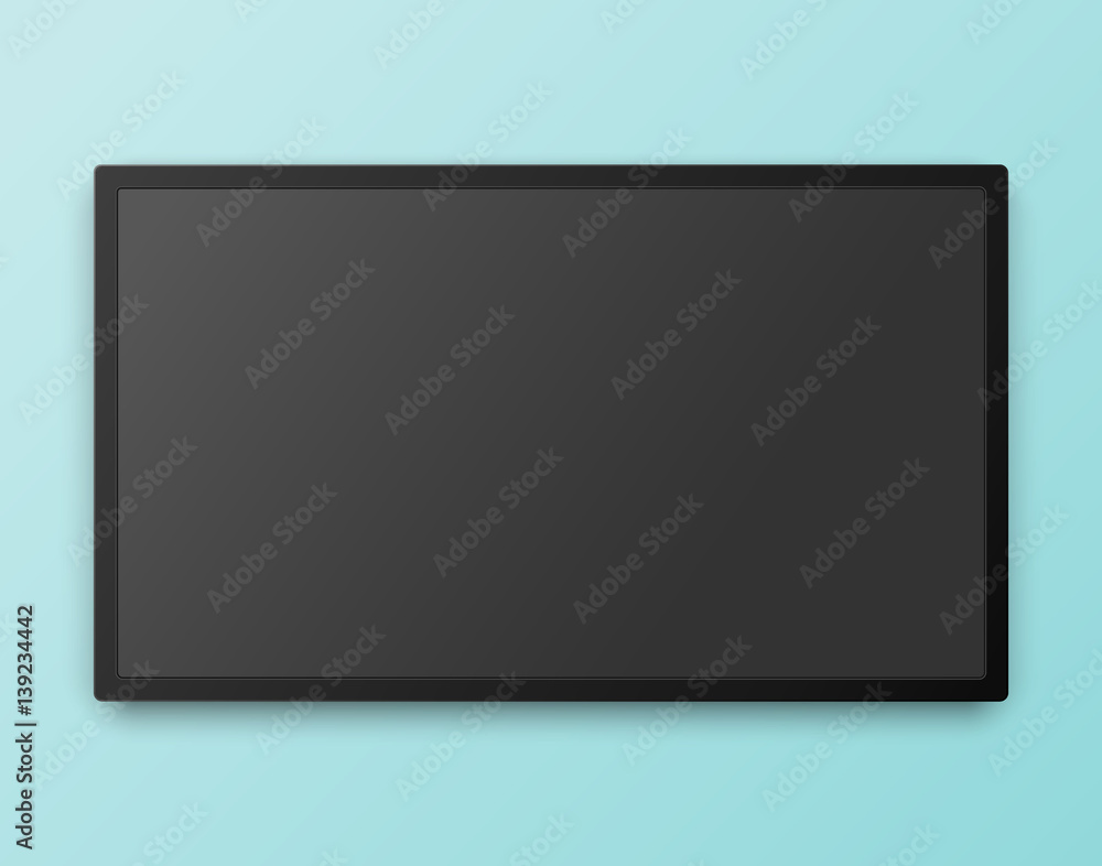 Tv screen template with empty screen, high detailed mock up on the transparent background. Tv screen template with empty screen, high detailed mock up on the transparent background.