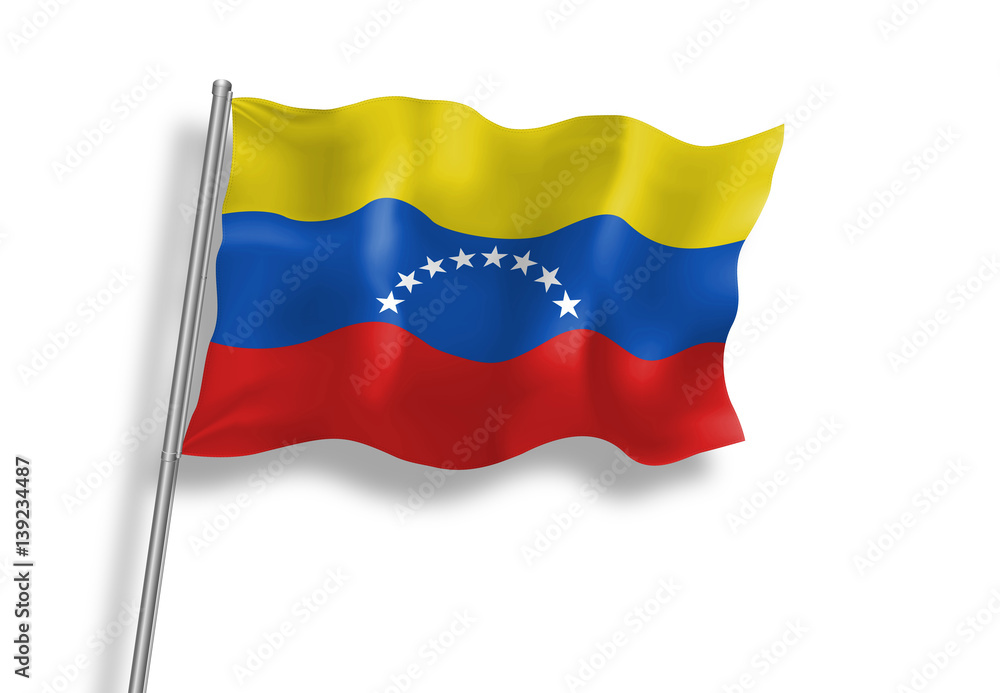 Drapeau du Venezuela en qualité vectorielle Drapeau du Venezuela en qualité vectorielle