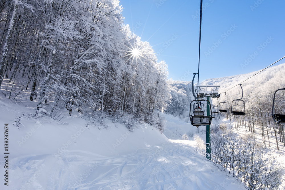 Amazing landscape in Vigla, Florina's ski center, Greece Amazing landscape in Vigla, Florina's ski center, Greece