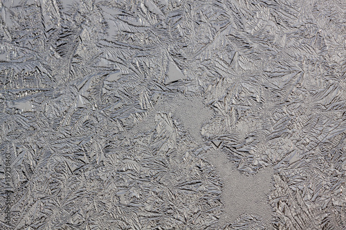 This is frosty pattern on glass window