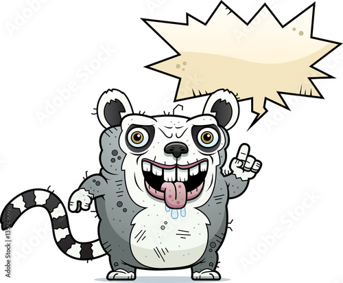 Ugly Lemur Talking