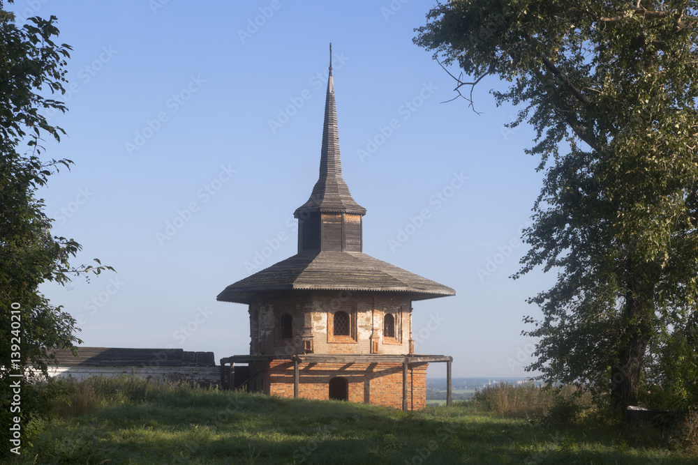 Watch Tower Trinity-Gleden monastery in the village of Morozovitsa, Velikiy Ustyug District, Vologda Region, Russia Watch Tower Trinity-Gleden monastery in the village of Morozovitsa, Velikiy Ustyug District, Vologda Region, Russia