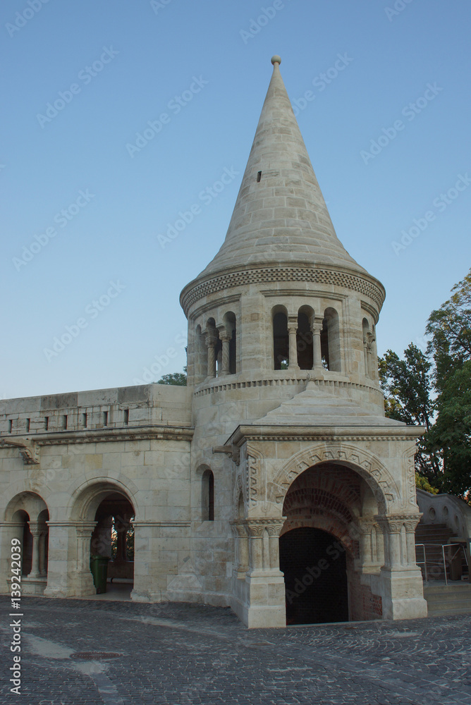 Fischerbastei in Budapest Türmchen