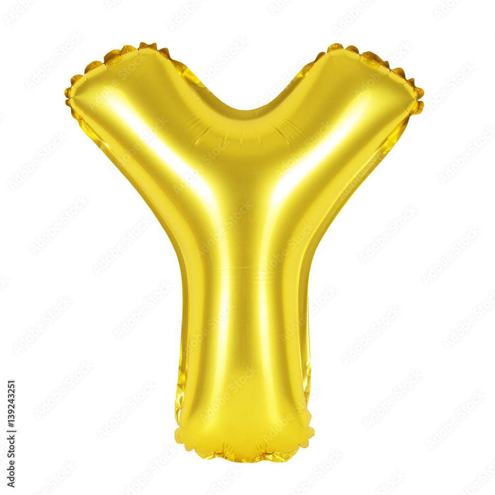 Letter Y from English alphabet (golden) Letter Y from English alphabet (golden)