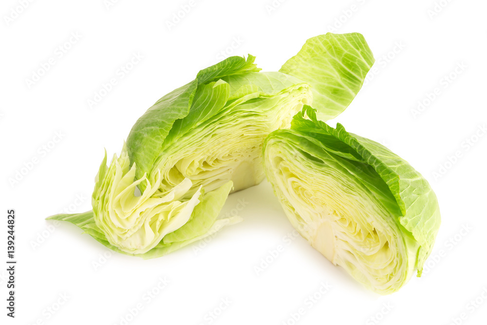 Fototapeta cabbage isolated on white background