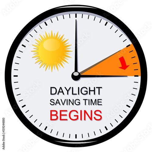 Clock. Summer time. Daylight saving time