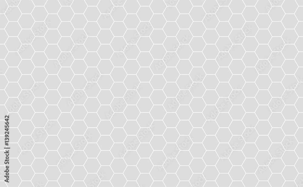 Vector Geometric background with Hexagons. Grey geometric background. Vector Geometric background with Hexagons. Grey geometric background.