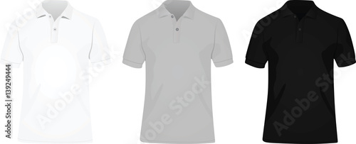 Man polo t shirt vector