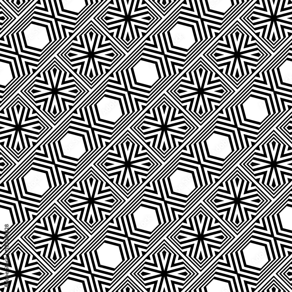 Design seamless monochrome geometric pattern Design seamless monochrome geometric pattern
