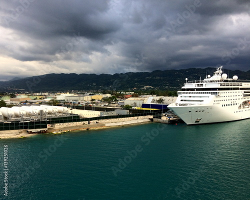 Docked Cruise Ship © tdezenzio