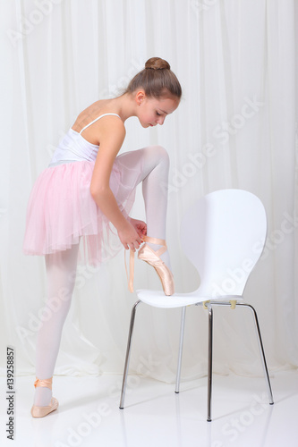 young girl ballerina