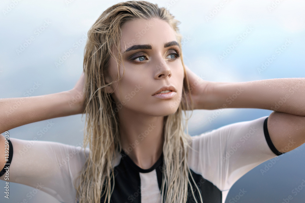 portrait of a beautiful girl glamorous girl portrait of a beautiful girl glamorous girl