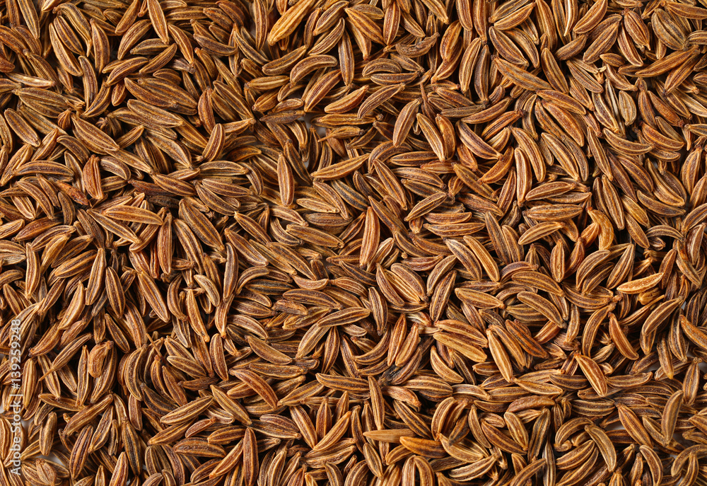 detail of caraway seeds