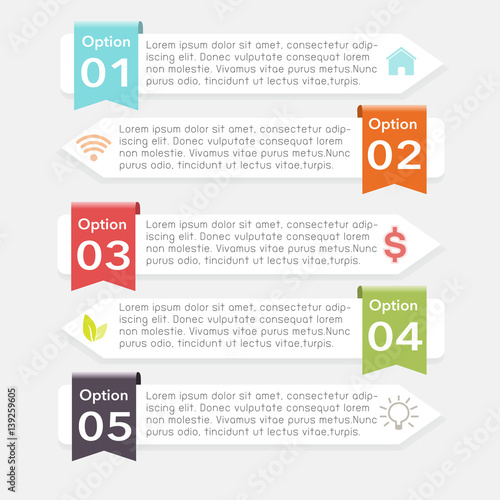 Vector clolrful Infographic