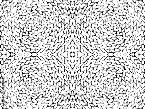 Straw pattern texture repeating seamless monochrome black and white. 