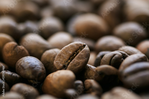  background of the many fragrant brown roasted coffee beans