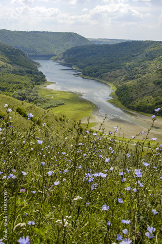 River landscape, Ukraine, Western Ukraine, Kitaigorod photo