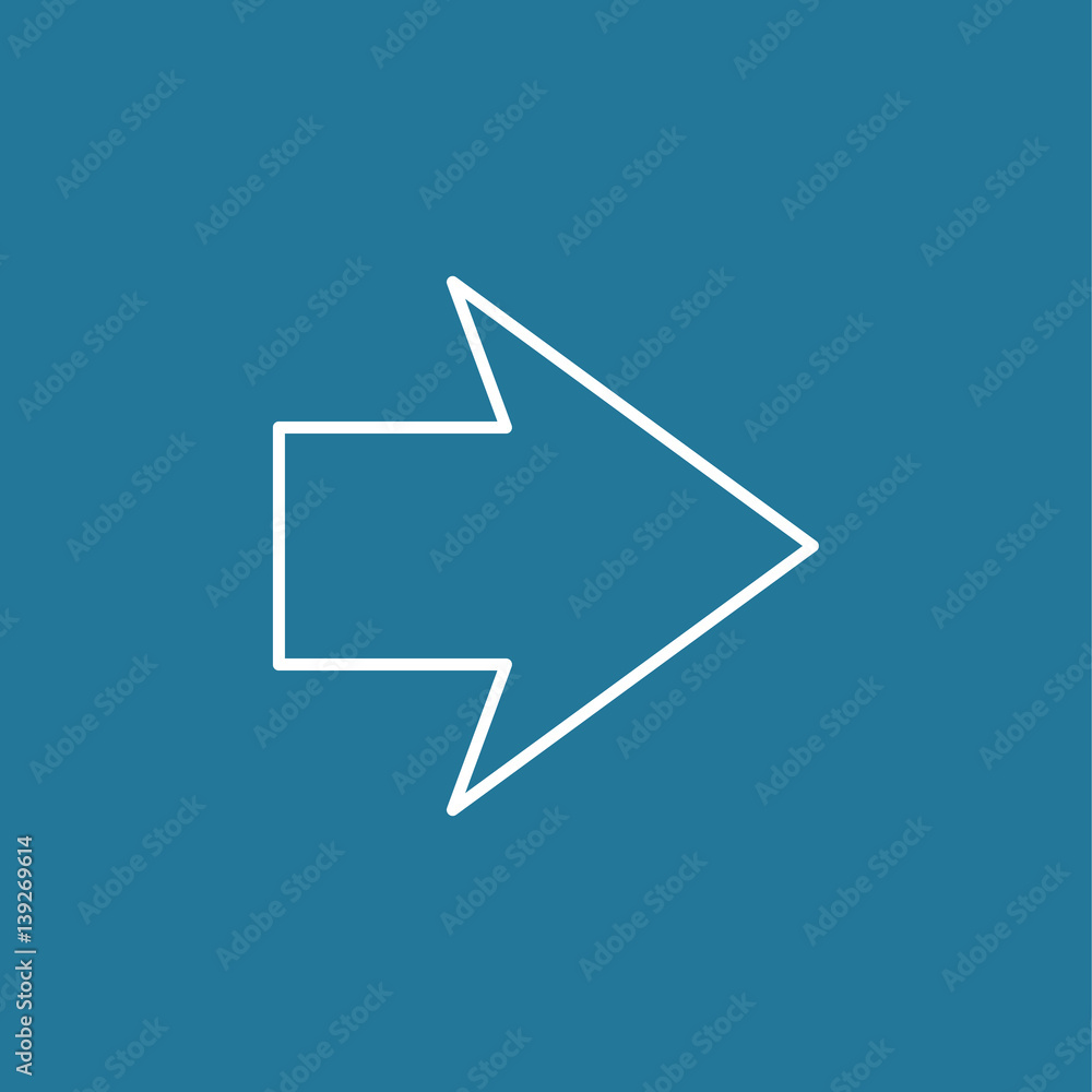 flat modern arrow flat modern arrow