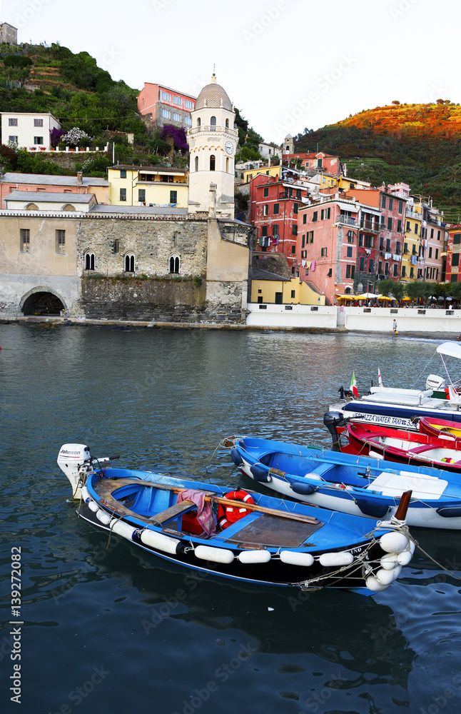 Boats, Vernazza, Cinque Terra, Italy
