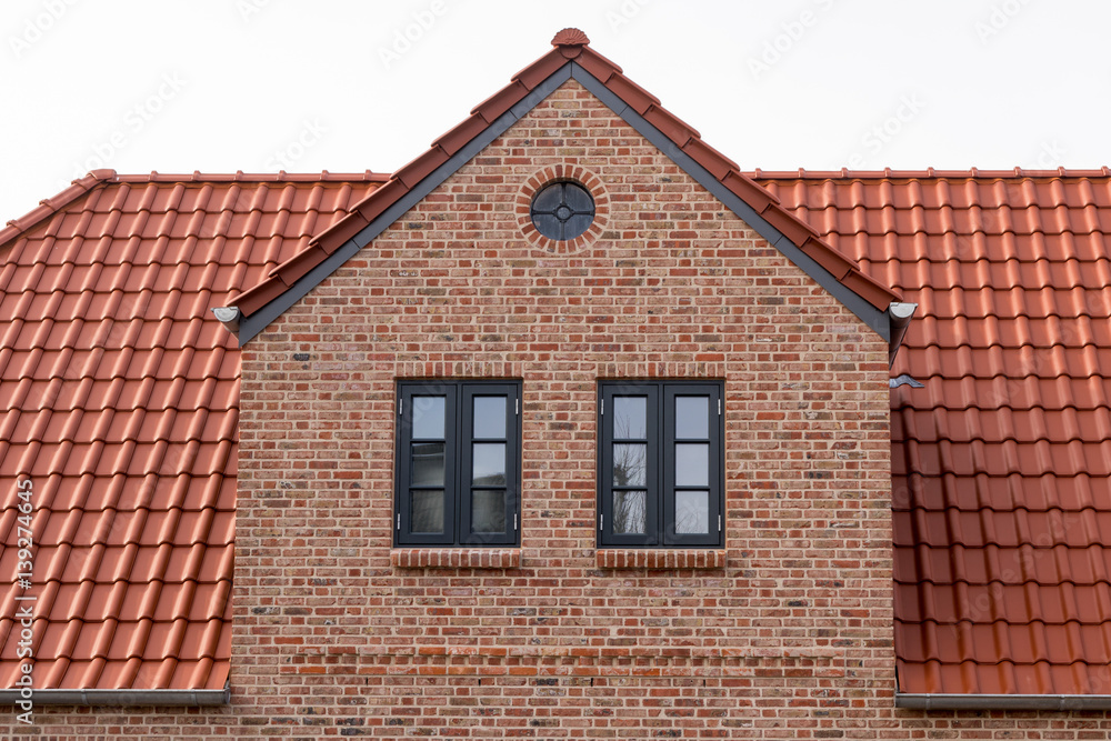Dachgaube eines Hauses