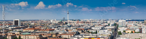 Beautiful panorama of the skyline of Berlin