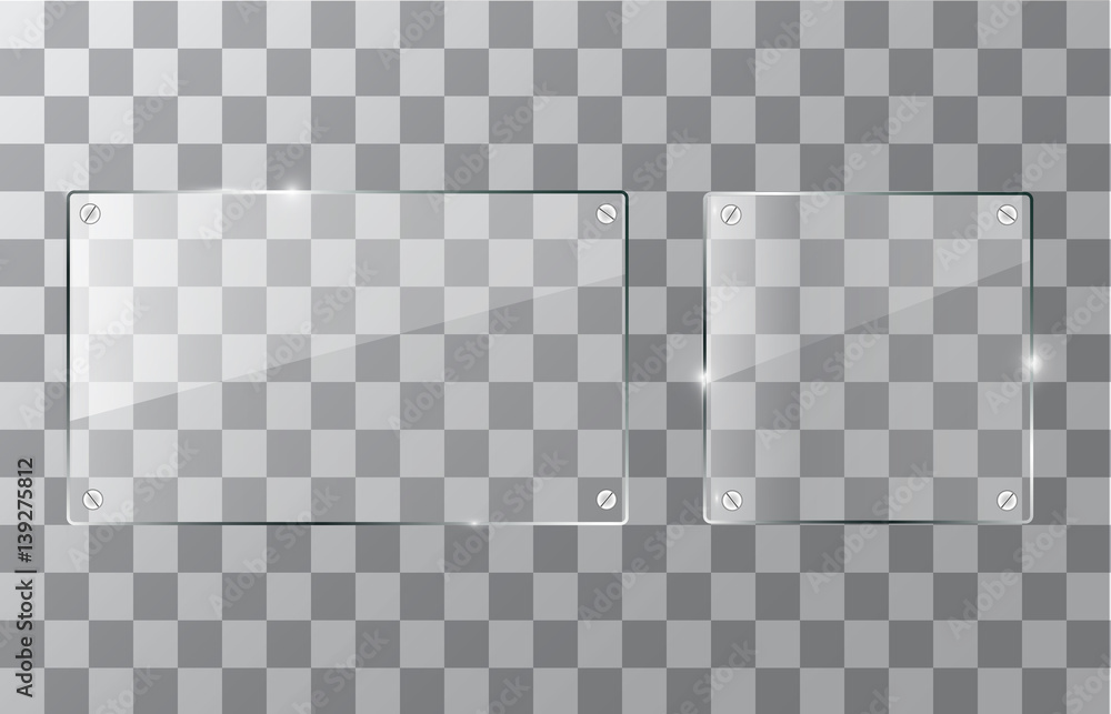 Transparent glass board Transparent glass board