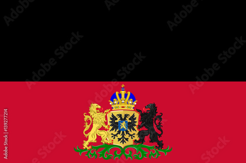 Flag of Nijmegen of Gelderland, Netherlands