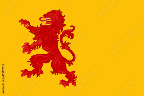 Flag of South Holland, Netherlands