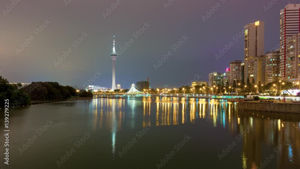 night light famous macau city island bay panorama 4k time lapse china
night light famous macau city island bay panorama 4k time lapse china
