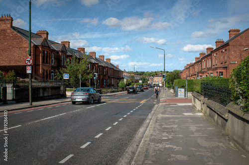 Walking through the streets of Dublin, Ireland