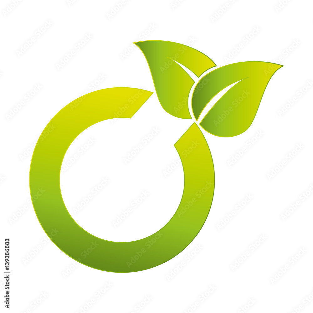 leafs plant ecology symbol vector illustration design leafs plant ecology symbol vector illustration design