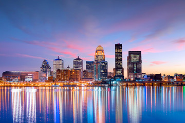 View of  Skyline downtown Louisville