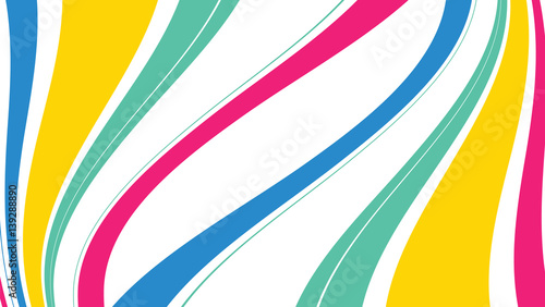 abstract color waves background