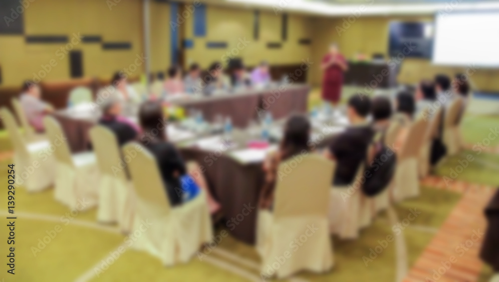 blurred for background Business people meeting presentation conference in meeting room. blurred for background Business people meeting presentation conference in meeting room.