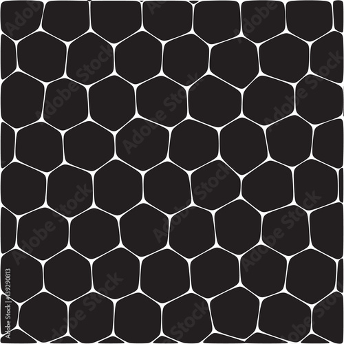 Abstract vector background imitating honeycombs. Net from cells of organic form.