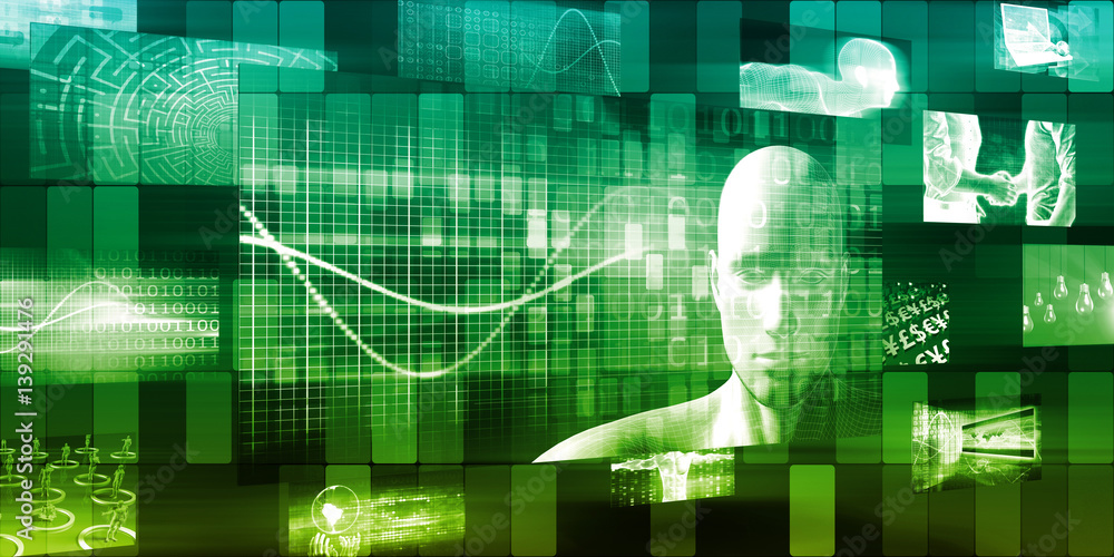 Obraz premium Data Protection and Internet Security