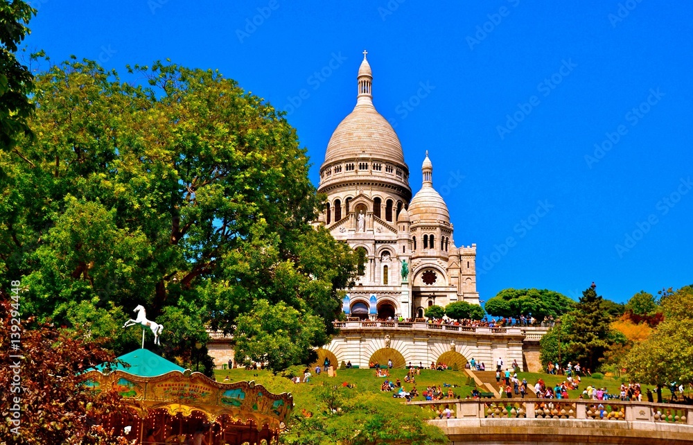 View of the Sacre-Coeur