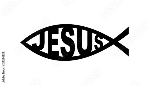 Photography jesus fish symbol