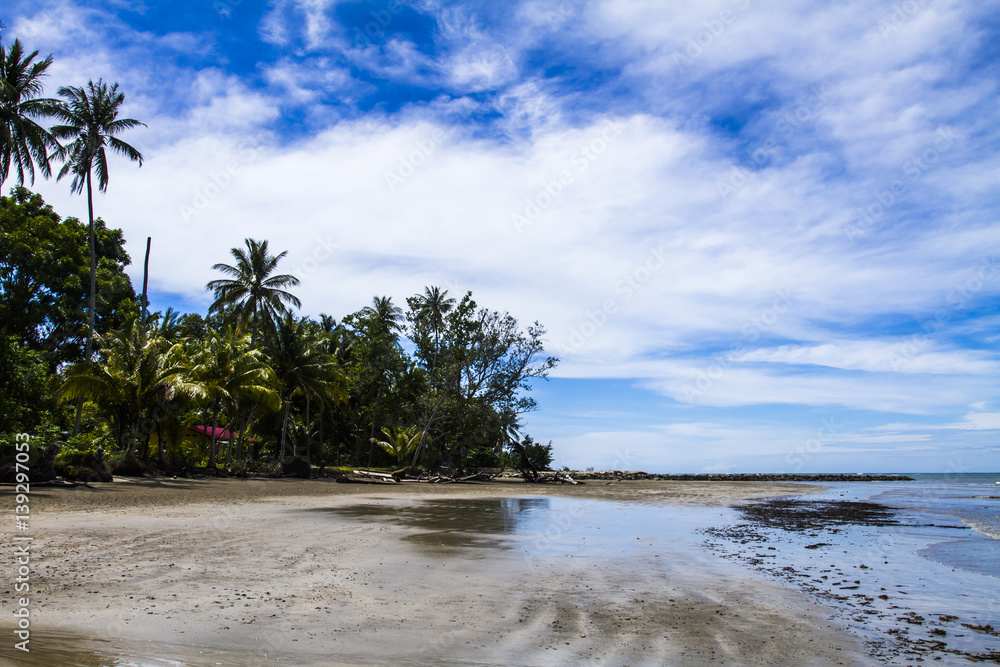 Secluded beach