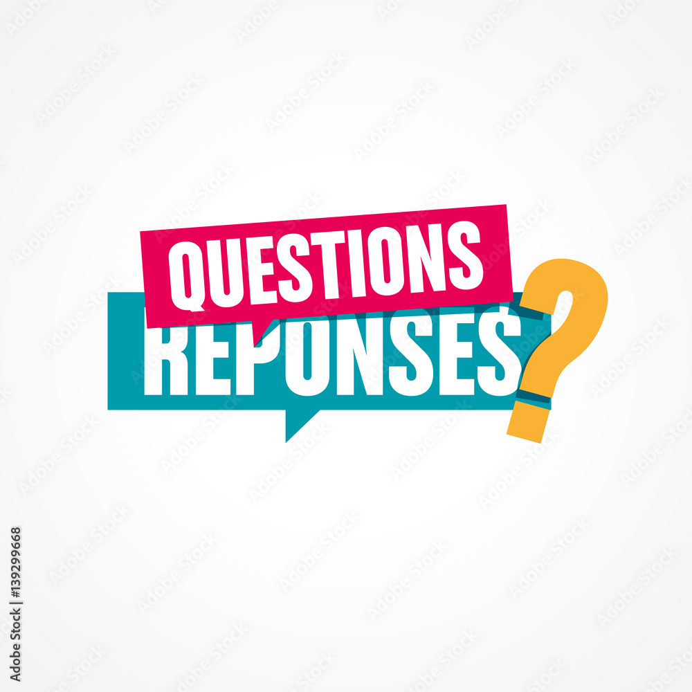 Vecteur Stock question/réponse Adobe Stock