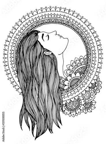 Vector Illustration Zentangle, Frame with School Supplies. Back To . Doodle  Drawing. Meditative Exercise. Coloring Book Stock Vector - Illustration of  holding, doodle: 79842538