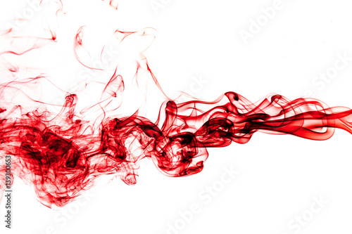 Red Smoke abstract background.
