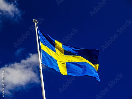 Swedish flag, Sweden, Uppland, Uppsala