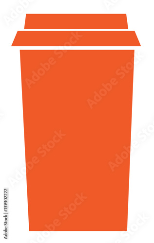 Orange Coffee Cup