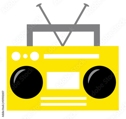Yellow Boombox