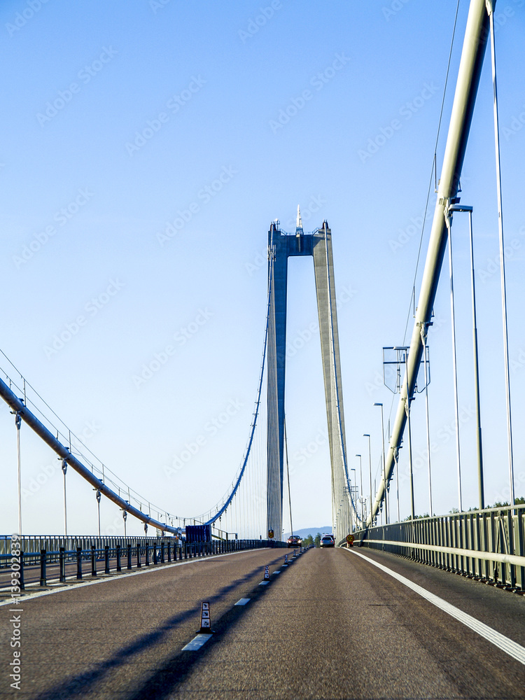 Höga Kusten, bridge, Sweden, Norrland, Angermanland